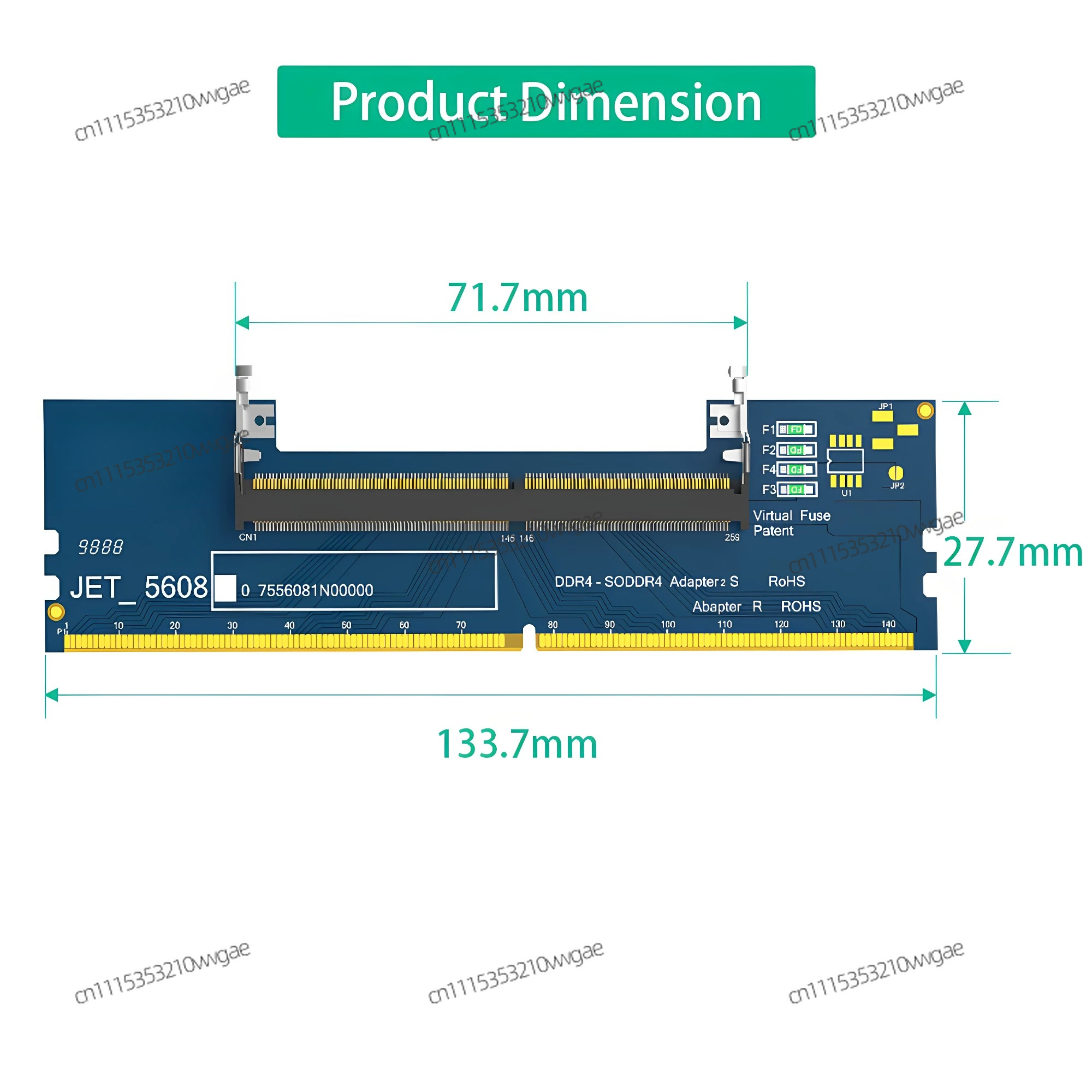 Laptop RAM Adapter Card Conver - Ddr4 Desktop Ram recension och pris