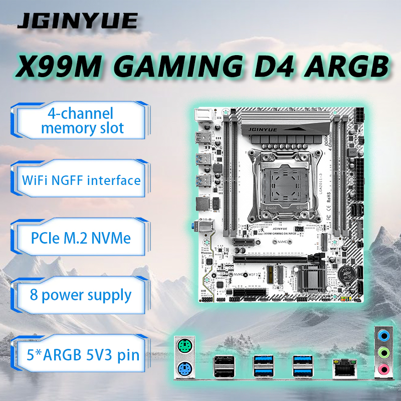 JGINYUE X99 Motherboard LGA201 - Ecc Ram Server recension och pris