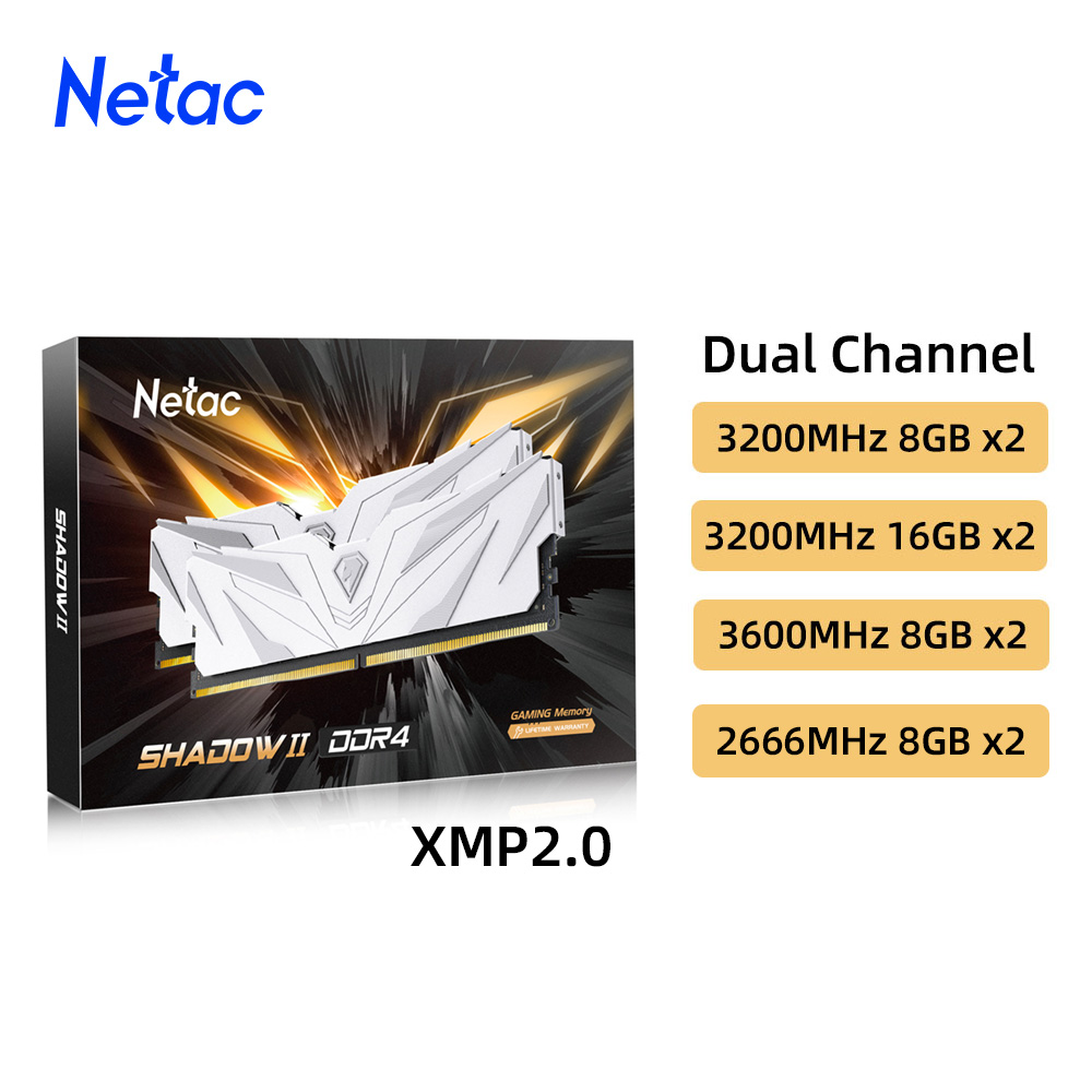 Netac Ram Memory DDR4 8GBX2 16 - Ddr4 3200 16Gb recension och pris