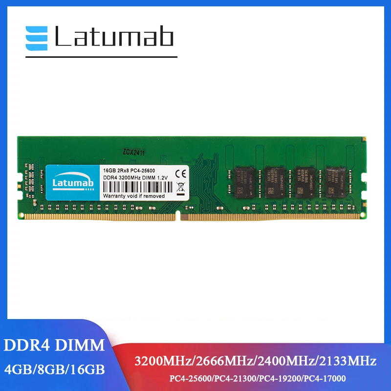 Latumab RAM DDR4 Desktop Memor - Ddr4 3200 16Gb recension och pris