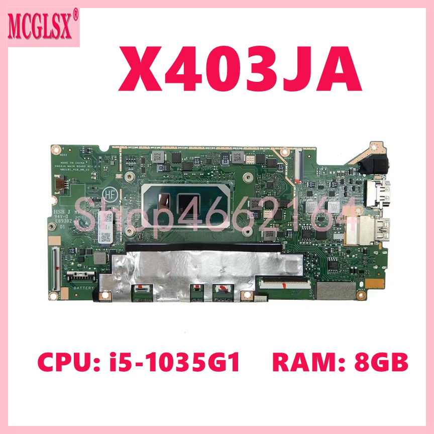 X403JA with I5-1035G1 CPU 8GB- - Ddr4 8Gb recension och pris