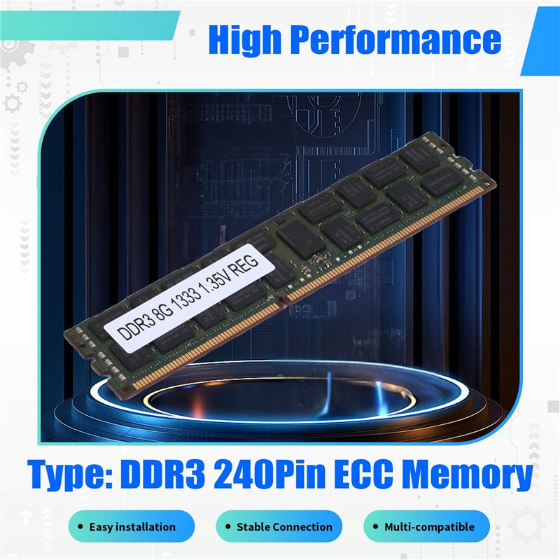 8GB DDR3 1333MHZ Ecc Ram Memor - Ecc Ram Server recension och pris