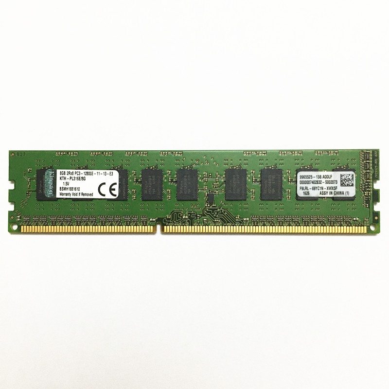 Kingston ECC Memoria RAM 8GB D - Ecc Ram Server recension och pris