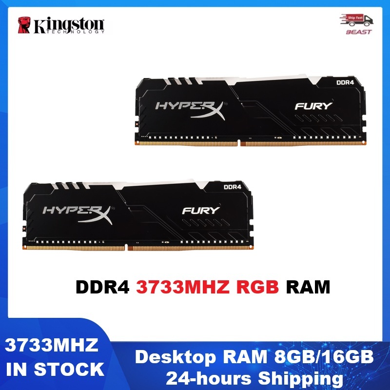 HYPERX FURY DDR4 Desktop Memor - Ddr4 2400Mhz recension och pris