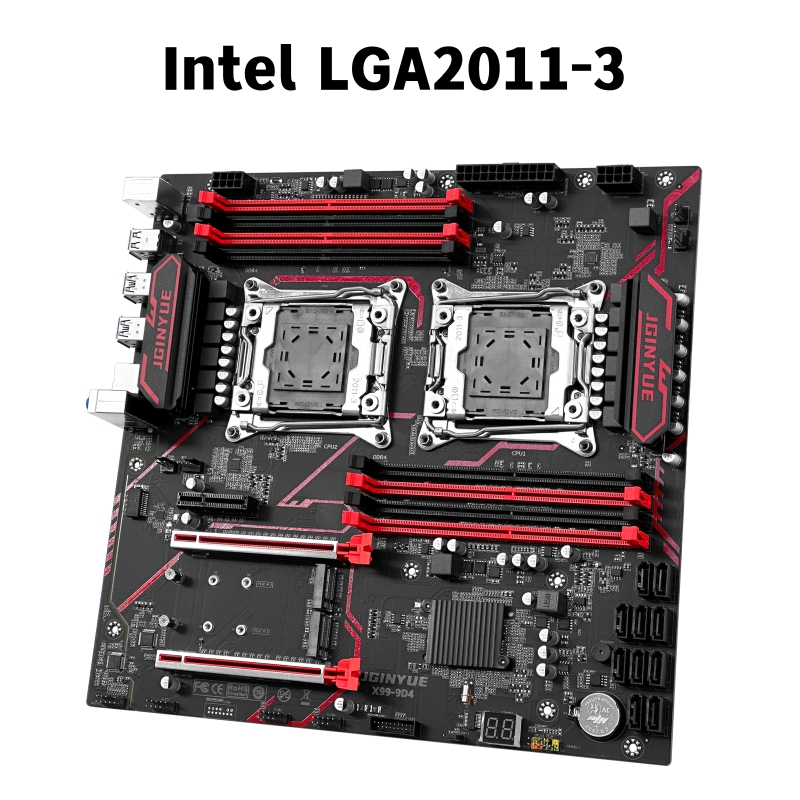 JGINYUE X99‑9D4 Dual LGA2011‑3 - Ecc Ram Server recension och pris