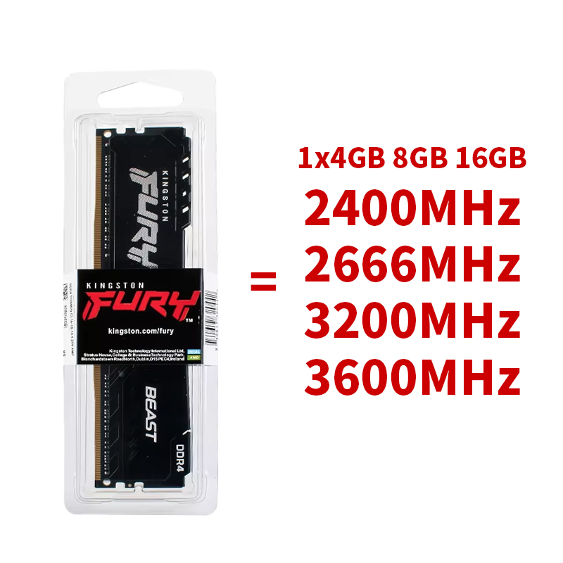 DDR4 Kingston BEAST RAM 3200MH - Ddr4 2400Mhz recension och pris